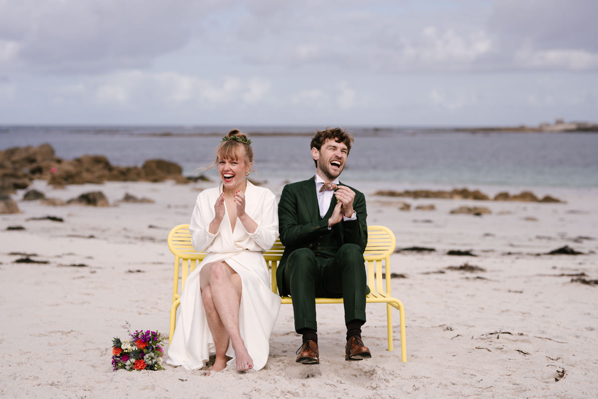 mariage sur la plage bretagne