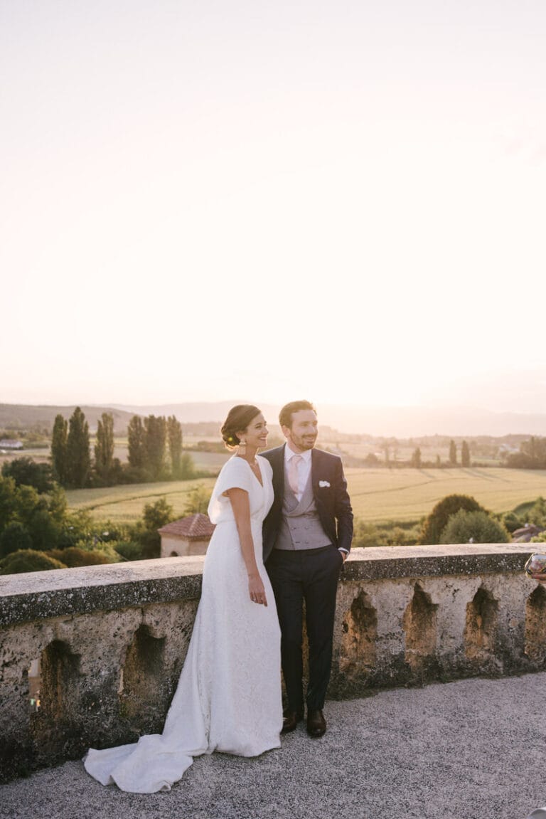 mariage lumineux Château Montalieu