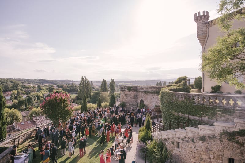 mariage Château de Montalieu cocktail