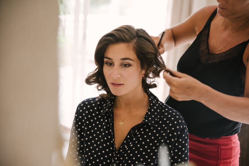 photographe mariage Drôme préparatifs mariée