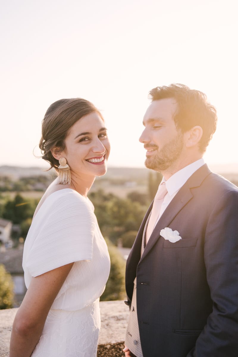 mariage lumineux Château Montalieu