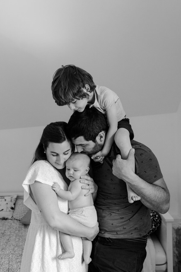 photo naissance en famille