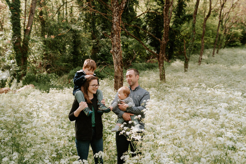 photo famille champs de fleurs grenoble