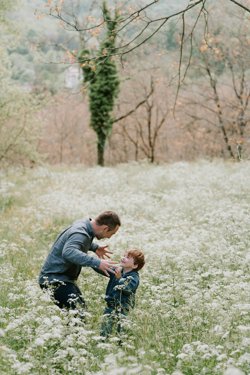 photo famille champs de fleurs grenoble
