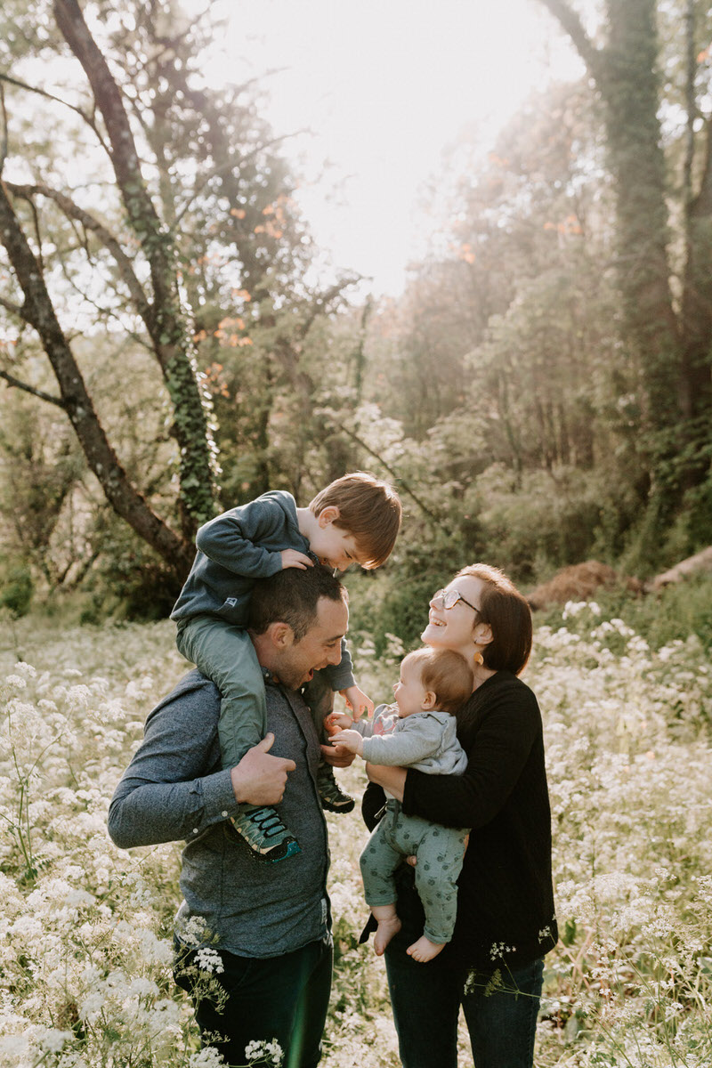 photo famille champs de fleurs grenoble