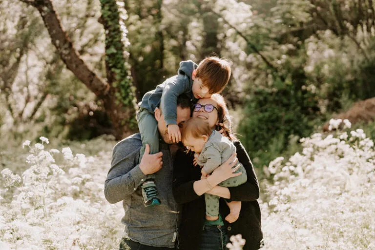 photo famille champs de fleurs grenoble