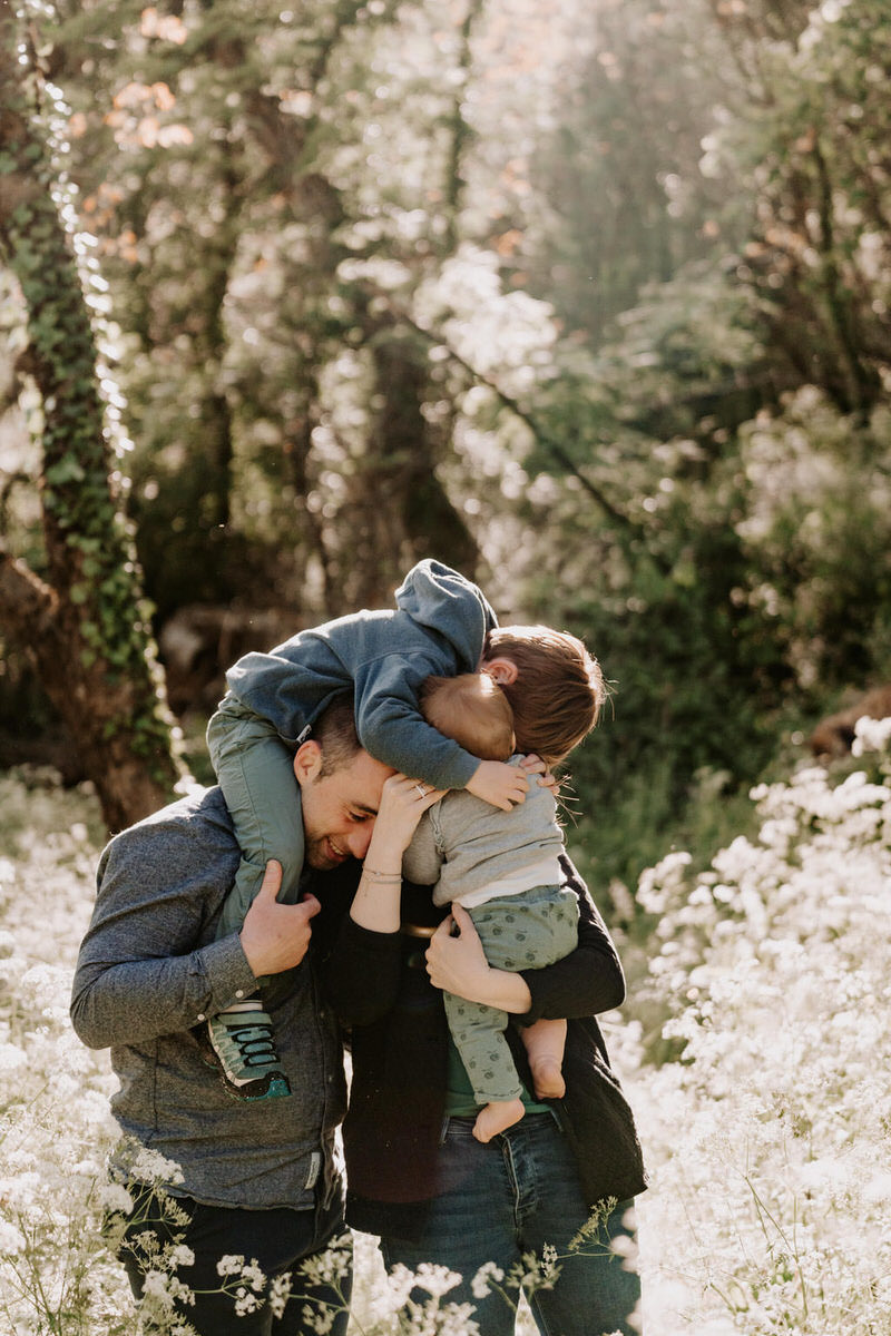 photo famille champs de fleurs grenoble
