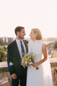mariage moderne et lumineux dans la drôme