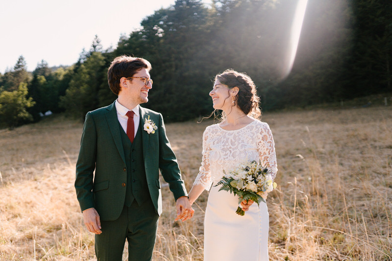 mariage dans le vercors séance photo de couple