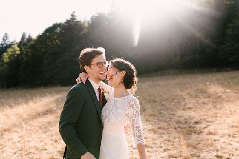 photos de mariage naturelles granges aux fées vercors
