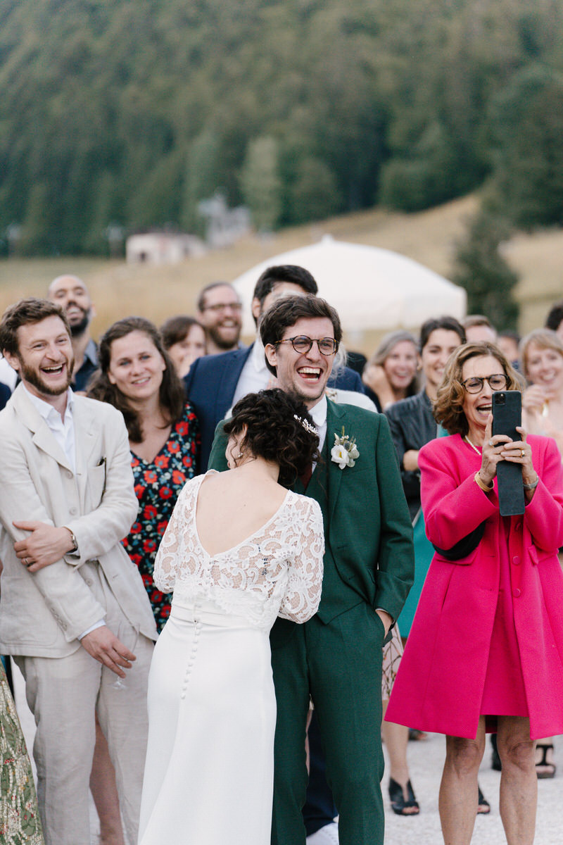 photos cocktail mariage grange aux fées autrans