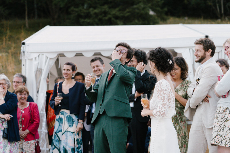 cocktail mariage grange aux fées vercors