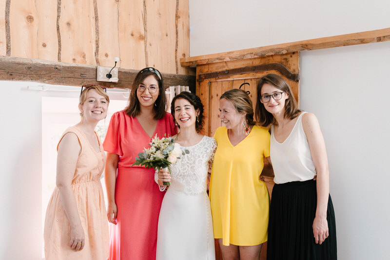 préparatifs mariée grange aux fées