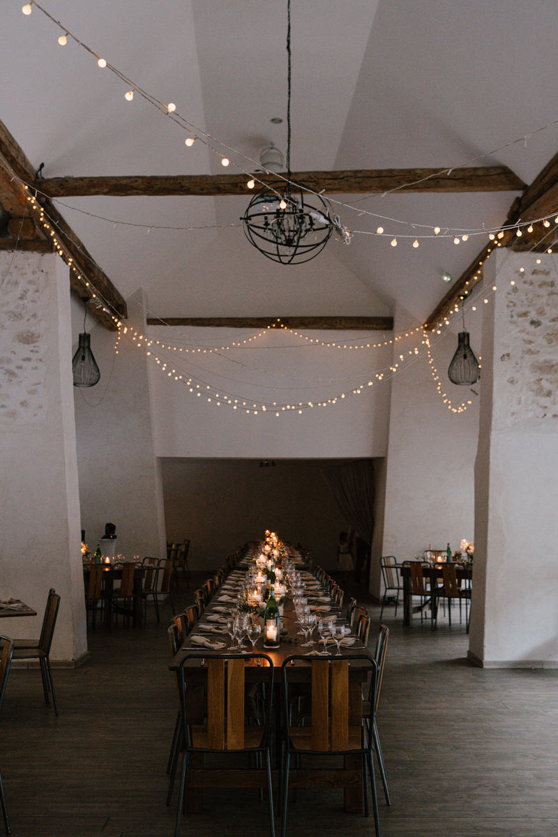 décoration salle mariage grange aux fées autrans