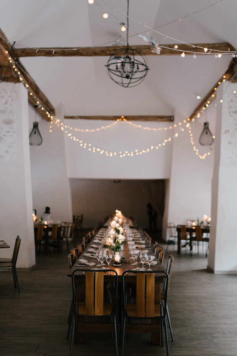 décoration salle mariage grange aux fées autrans