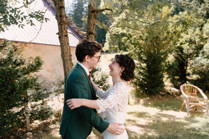 découverte des mariés à la grange aux fées autrans