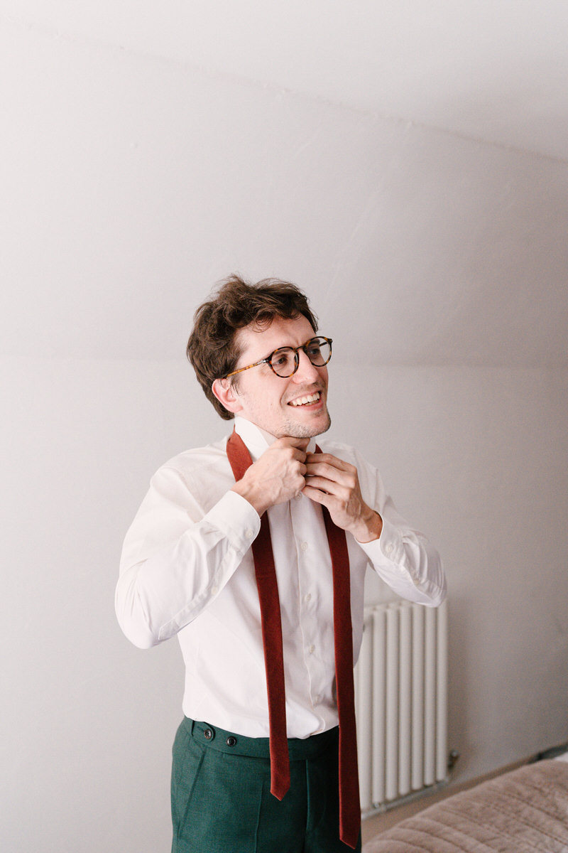 préparatifs mariés grange aux fées