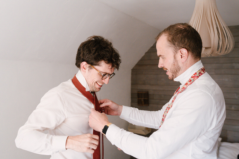 photos préparatifs mariés grange aux fées