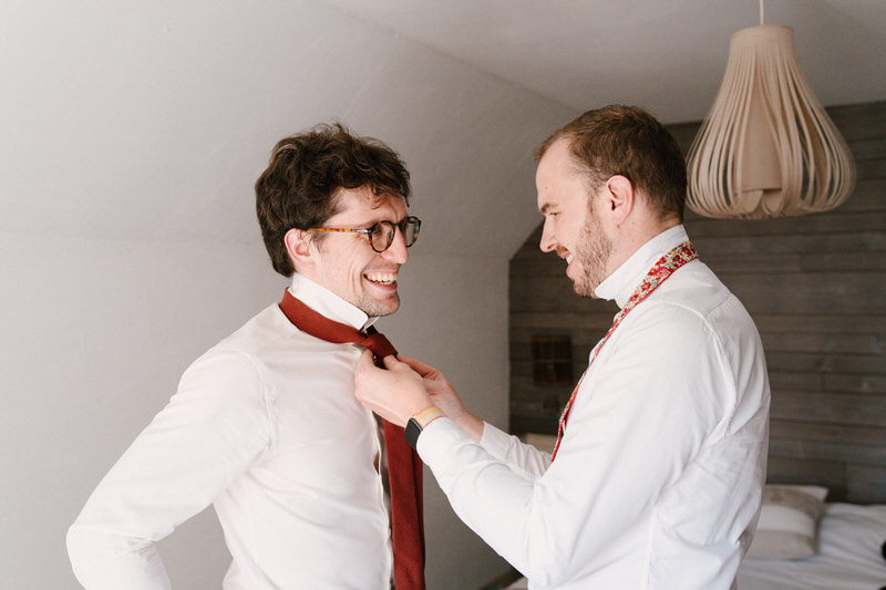 préparatifs mariage grange aux fées